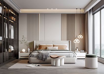 Modern Bedroom 3d model