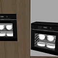 Middle Ancient Style Intelligent Disinfection Cabinet Embedded Disinfection Cabinet Bowl 3d model