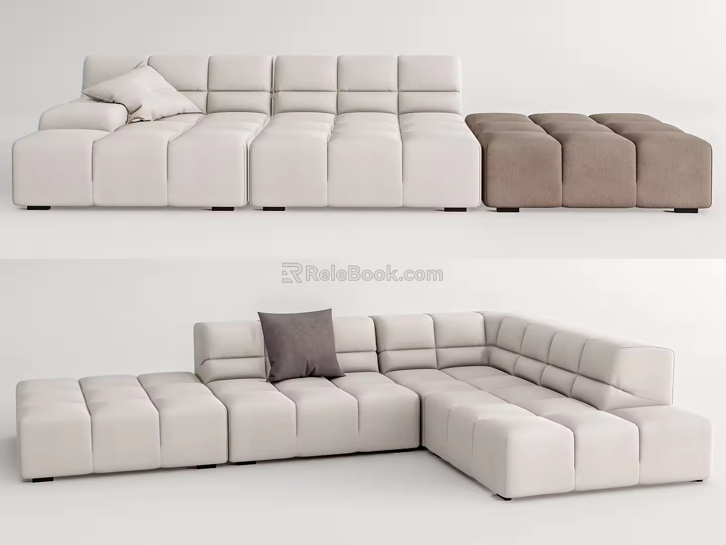 Modern Multiplayer Sofa Italia Multiplayer Sofa Corner Sofa 3d model