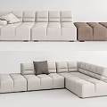 Modern Multiplayer Sofa Italia Multiplayer Sofa Corner Sofa 3d model