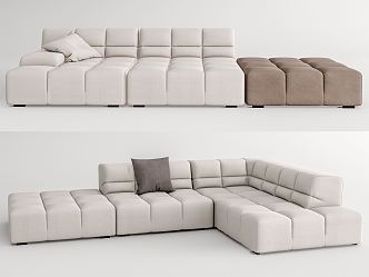 Modern Multiplayer Sofa Italia Multiplayer Sofa Corner Sofa 3d model