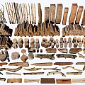 Assorted Natural Stones and Wood in Various Sizes Shapes and Raw Forms