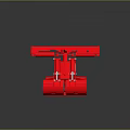 Red VIBRO-KING Industrial Components Patented Mechanical Parts With High Quality Durable Design