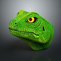 Lizard Anime Lizard Cartoon Lizard Reptile Cold Blooded Animal Reptile Reptile 3d model