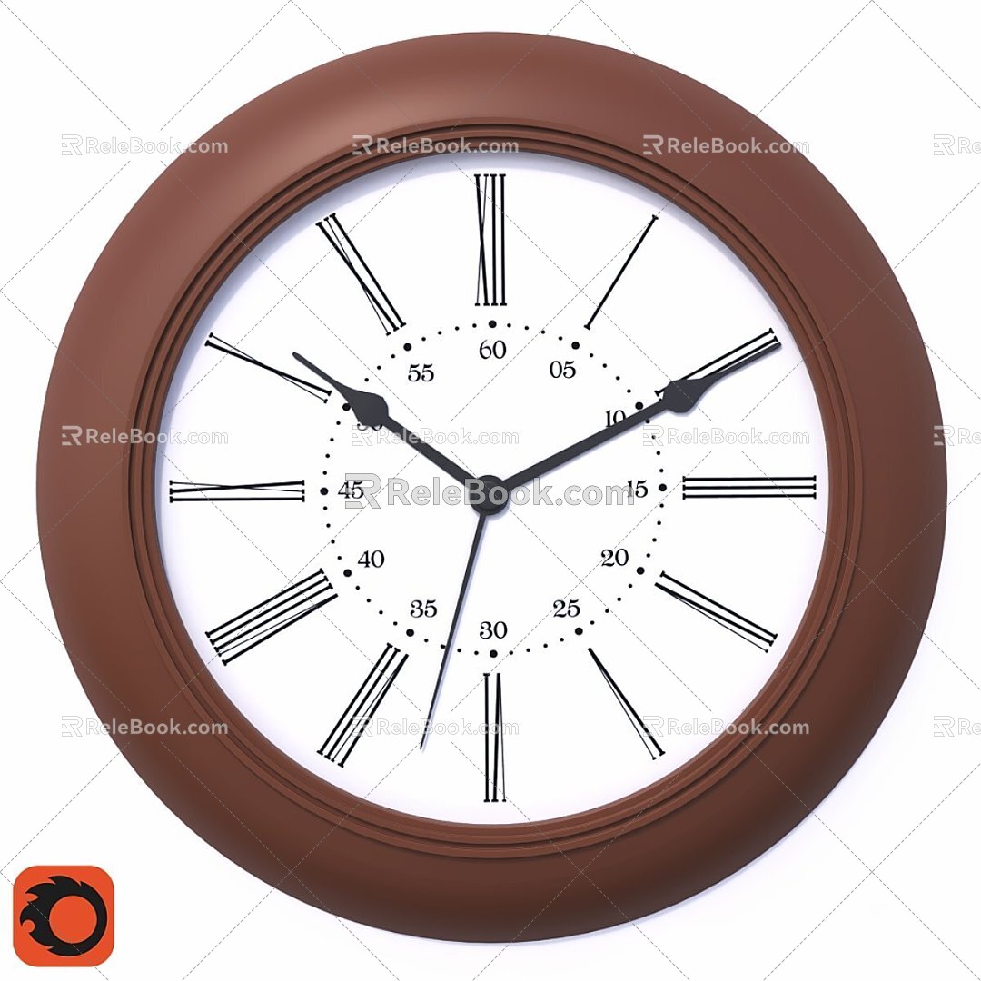 Modern clocks IKEA clocks 3d model