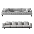 Modern Combination Sofa Multiplayer Sofa 3d model