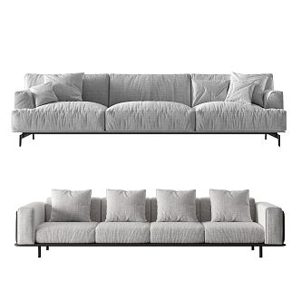 Modern Combination Sofa Multiplayer Sofa 3d model