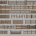 Various Fence Design Types With Wooden Lattice Panels Rail Structures And Decorative Patterns