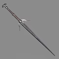 Medieval Style Sword With Metal Blade Wooden Hilt And Decorative Guard