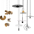 Modern Chandelier Simple Chandelier 3d model