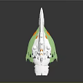 Modern fighter sci-fighter sci-fighter space fighter 3d model