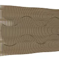 Modern background wall profiled background wall modeling wall 3d model