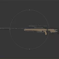High Precision Sniper Rifle With Tactical Scope And Ergonomic Wooden Stock For Long Range Shooting