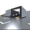 Industrial Electric Vehicle Charging Station With Smart Parking And Digital