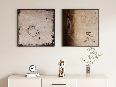 Quiet Ancient Decorative Paintings 3d model