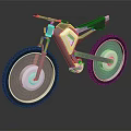 Modern Futuristic Bicycle Design With Large Wheels And Minimalist Frame