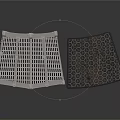 Durable Metal Grid Grating And Black Honeycomb Mat For Industrial Equipment Use