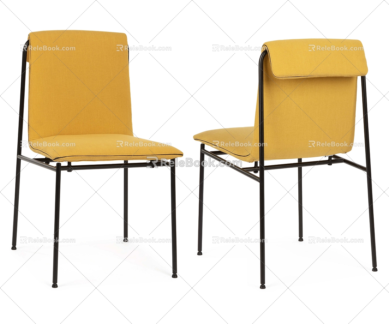 Modern Dining Chair Single Chair 3d model