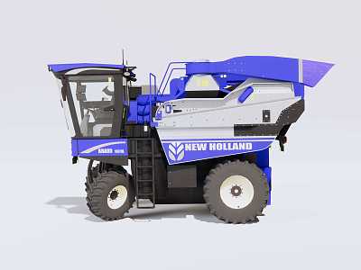 combine harvester 3d model