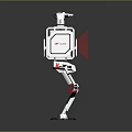 Mech Warrior Mech Soldier Machine Battlearm Mechanical Battlearm Machine Fighter Robot 3d model