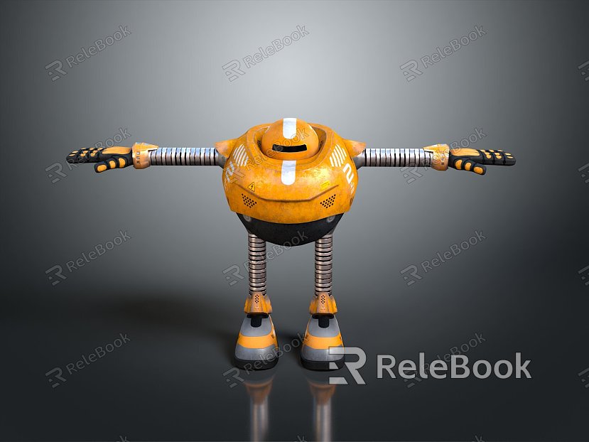 Robot Robot Assistant Small Robot Robot Butler Robot Butler Figure Game Figure model