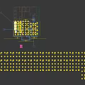 Two Story Pet Mall Shop Interior With Cages Staircase And Bright Ceiling Lights