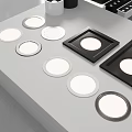 Various Types of Downlights and Spotlights for Interior Lighting Design