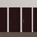 New Chinese-style security door 3d model