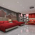 Modern Luxury Bedroom Specialty Store with Stylish Beds and Elegant Interior Design