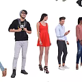 Modern Multiplayer Characters 3d model