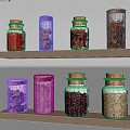 Spice bottle kitchen supplies 3d model