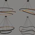 Modern Pendant Lights with Circular Curved and Geometric Shapes for Interior Design