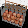 Neatly Arranged Fresh Brown and White Eggs in Transparent Plastic Egg Container