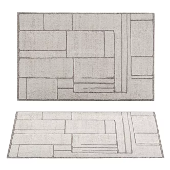 Simple Carpet Simple Carpet Pattern Carpet Strip Carpet Plush Carpet Living Room Carpet 3d model