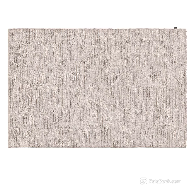 Light Colored Inflatable Surface With Vertical Texture And Fabric Material Design 3d model