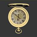Elegant Vintage Open Gold Pocket Watch With Roman Numeral Dial As Daily Life Accessory
