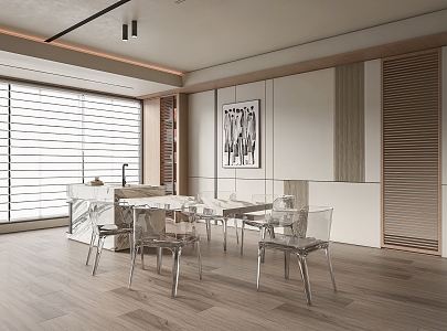 Modern Restaurant 3d model