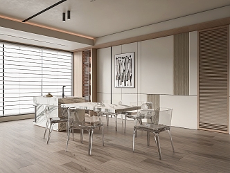 Modern Restaurant 3d model