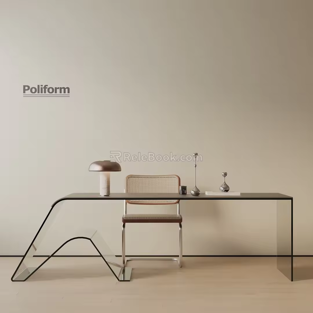 Modern table combination 3d model