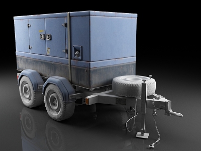 Diesel generator mobile generator trailer power generation equipment model