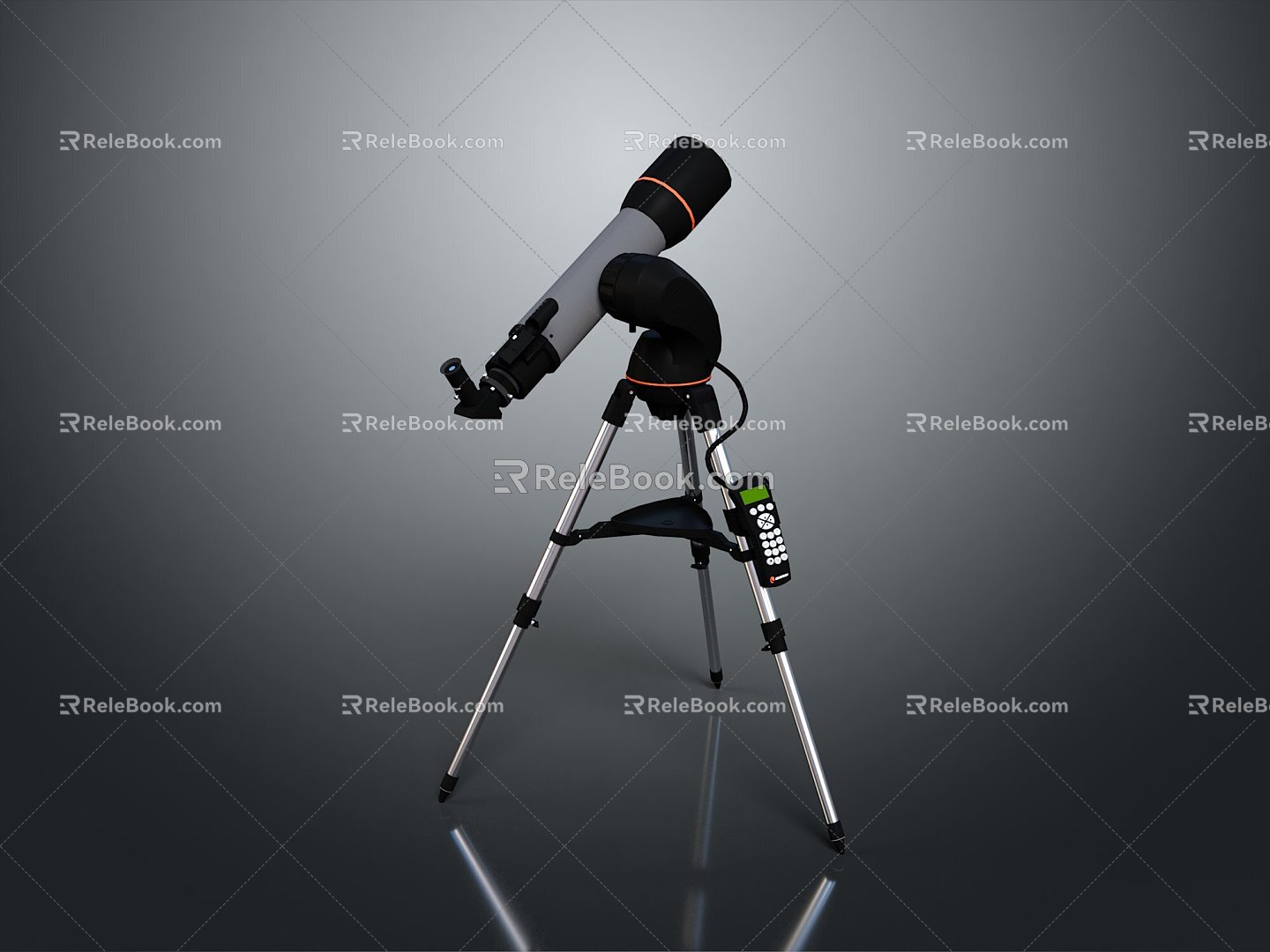 astronomical telescope space telescope telescope observation equipment physical equipment binoculars 3d model