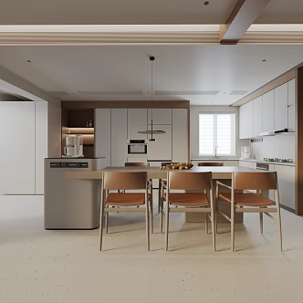 Modern table combination 3d model