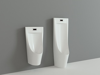 Modern urinals 3d model