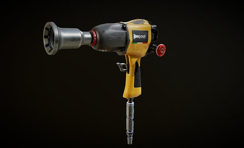 Wheel gun 3d model