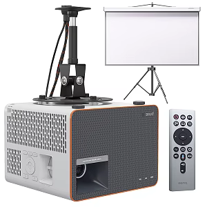 Modern Projector Curtain Combination 3d model
