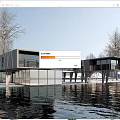 Modern Exhibition Hall Architecture Cafe Architecture Catering Architecture Art Gallery Architecture 3d model