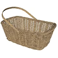 Natural Rattan Storage Basket With Sturdy Handle For Home Decoration