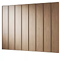 Modern Wooden Bookshelf With Geometric Panel Design For Interior Space Decor