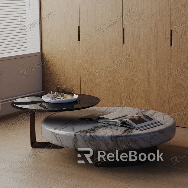 Modern coffee table model