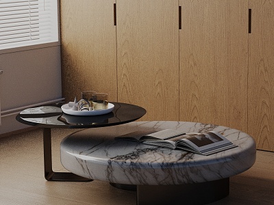 Modern coffee table model